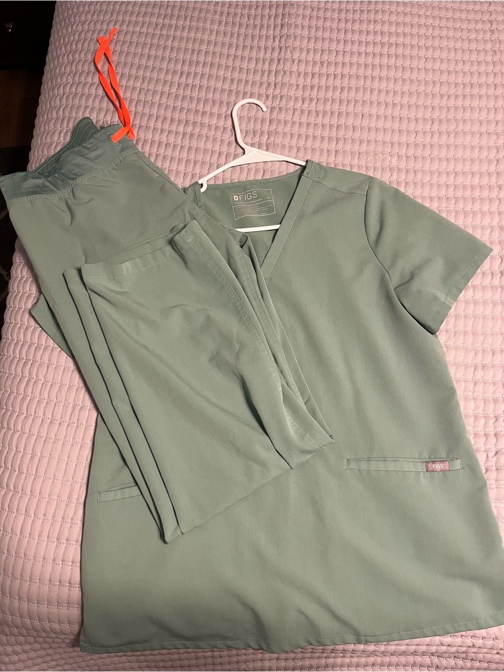 FIGS Teal Top & Pants